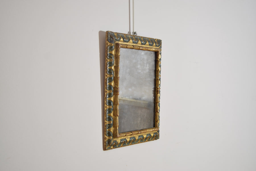 Giltwood and Painted Mirror