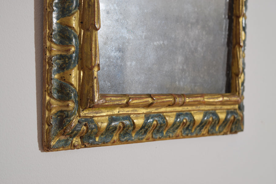 Giltwood and Painted Mirror