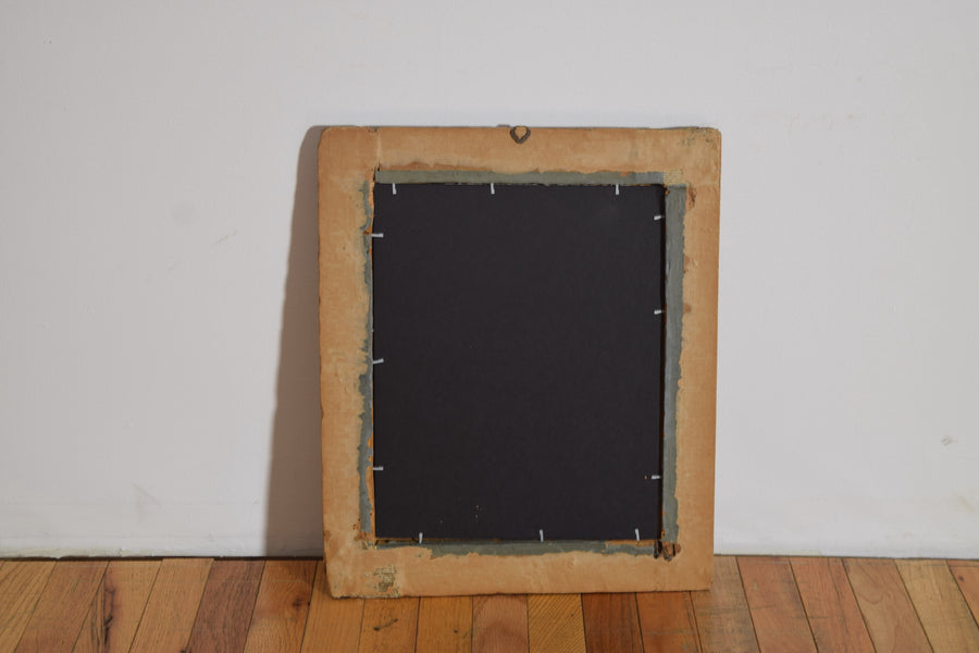 Giltwood and Painted Mirror