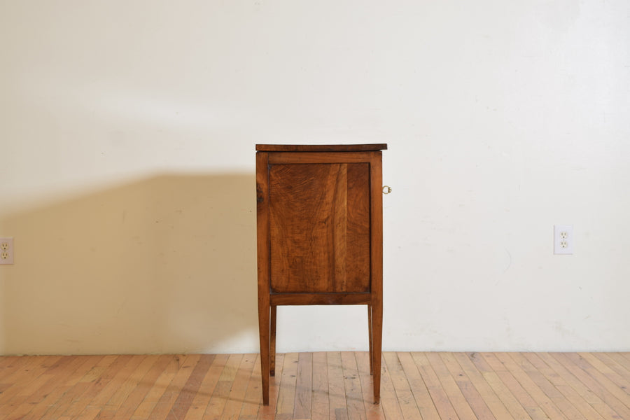 Walnut 2-Drawer Bedside Commode