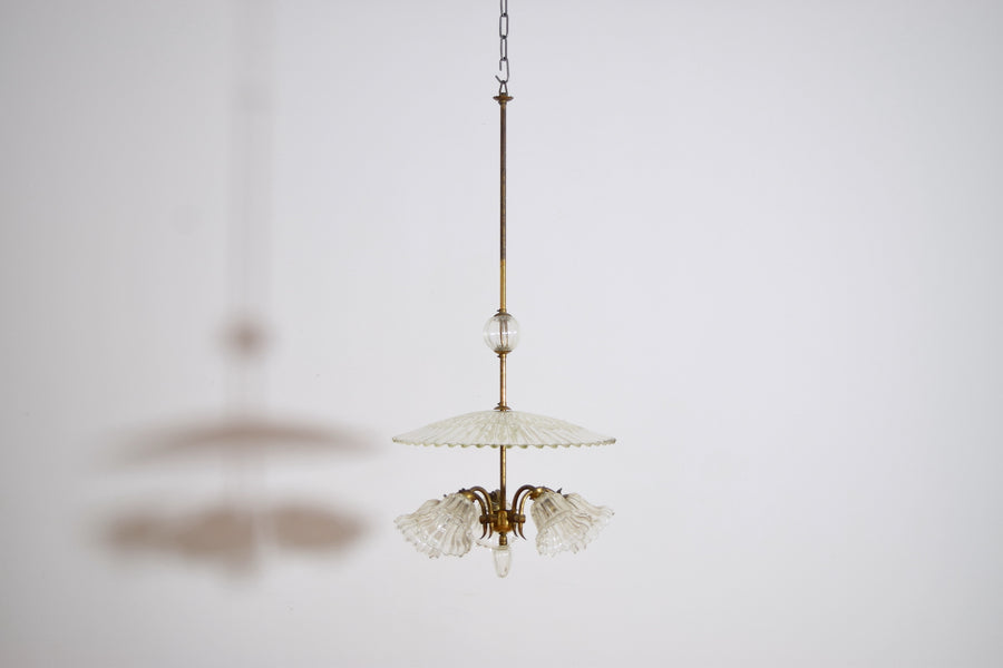 Murano Glass 5-Light Chandelier