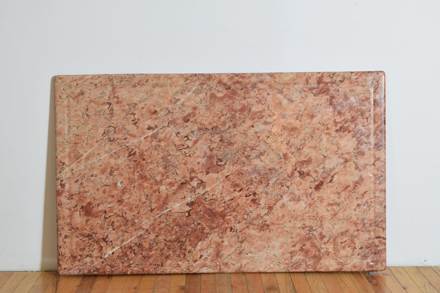 Iron, Steel, and Marble-Top Butcher's Table