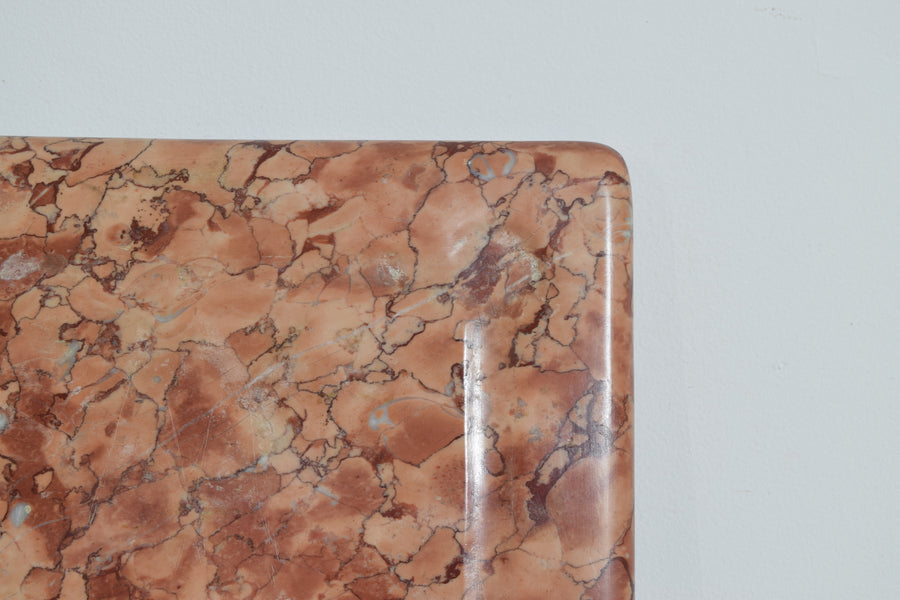 Iron, Steel, and Marble-Top Butcher's Table