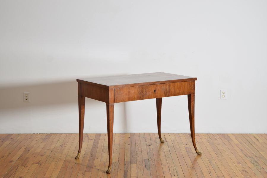 Walnut 1-Drawer Writing Table