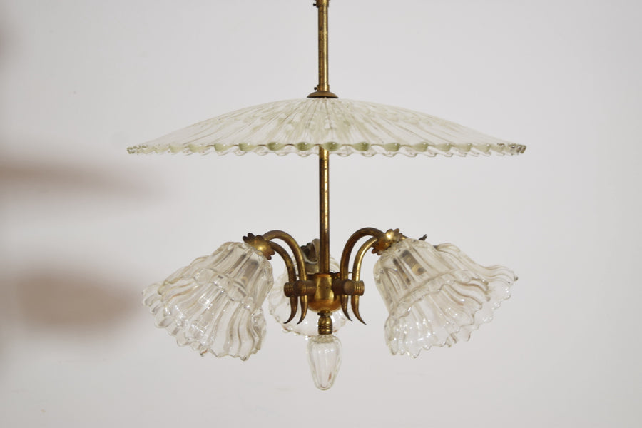 Murano Glass 5-Light Chandelier