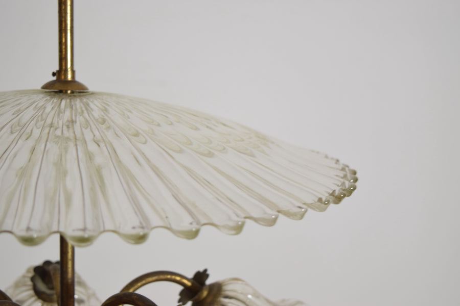 Murano Glass 5-Light Chandelier