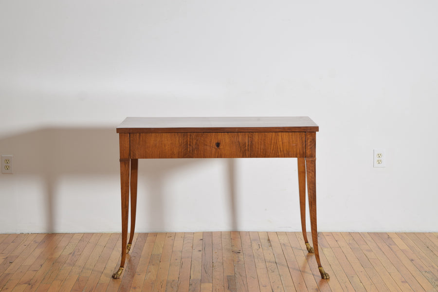 Walnut 1-Drawer Writing Table