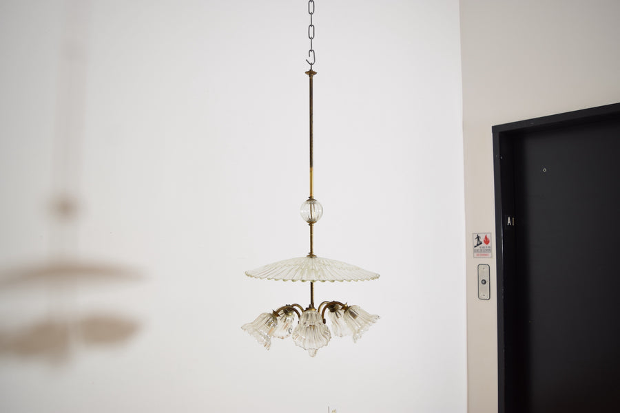 Murano Glass 5-Light Chandelier
