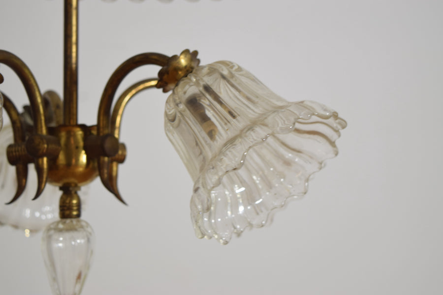 Murano Glass 5-Light Chandelier