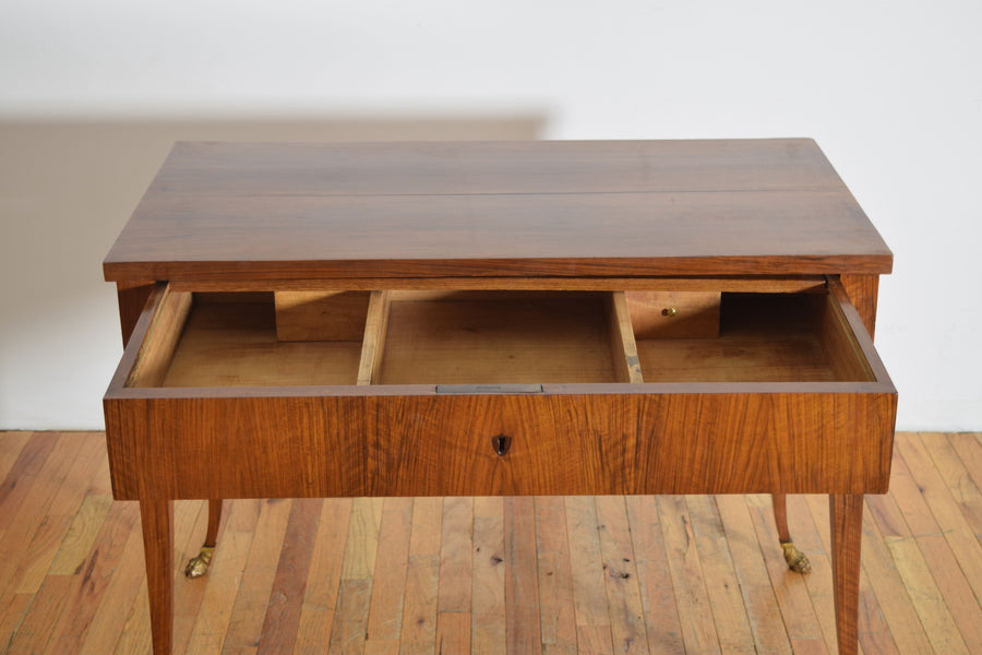 Walnut 1-Drawer Writing Table