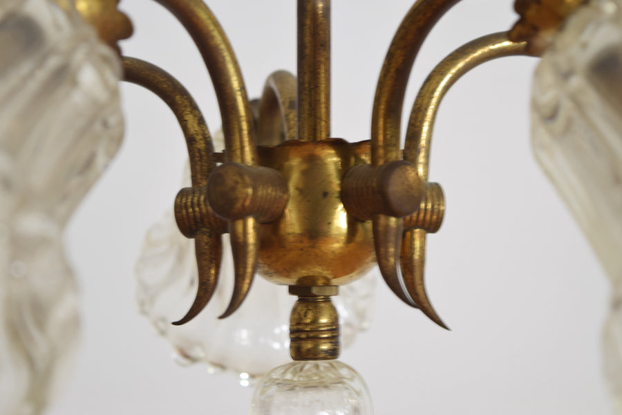 Murano Glass 5-Light Chandelier