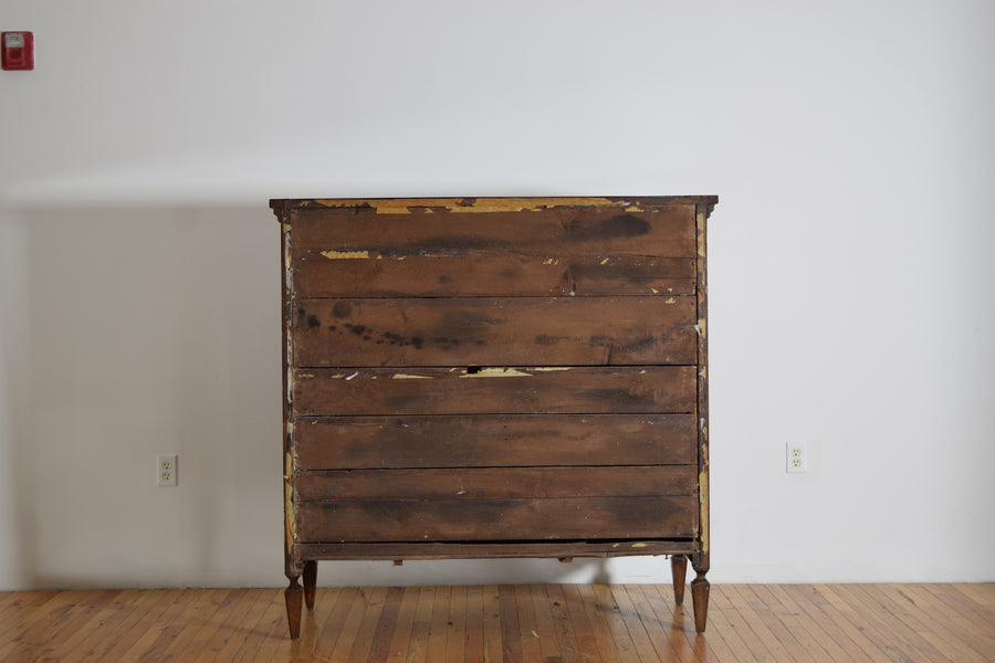 Tall Carved Walnut 2-Door Cabinet