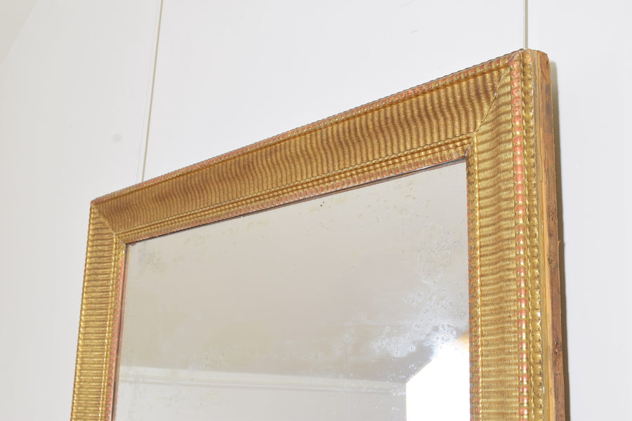 Carved and Gilt Gesso Mirror