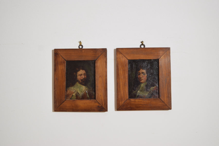Oils on Board, Portraits in Period Dress