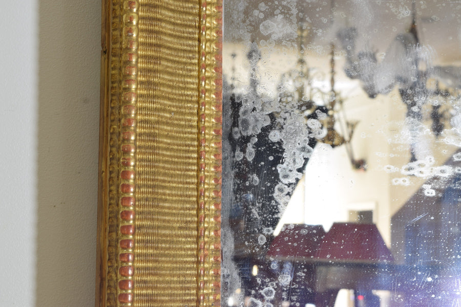Carved and Gilt Gesso Mirror
