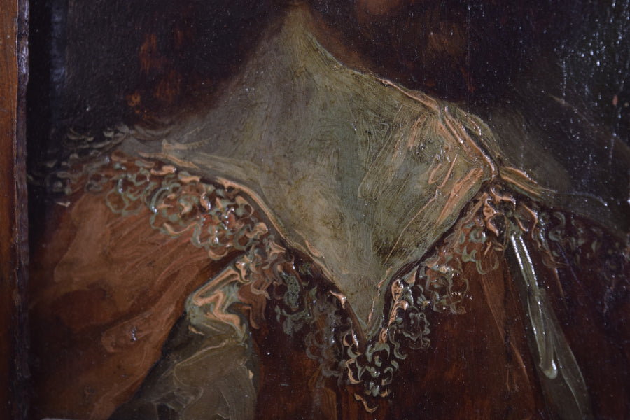 Oils on Board, Portraits in Period Dress