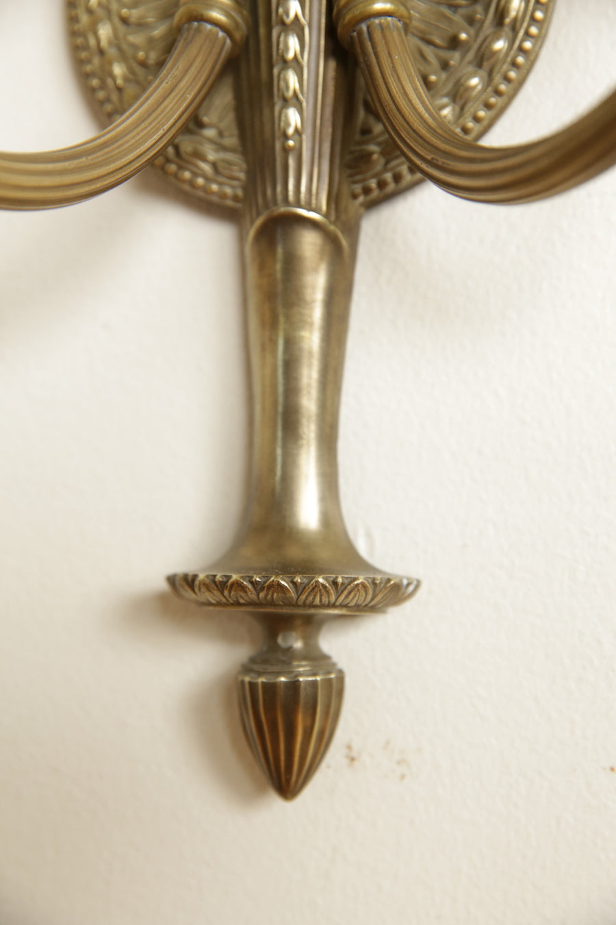 Pair of Cast Brass 2-Light Sconces