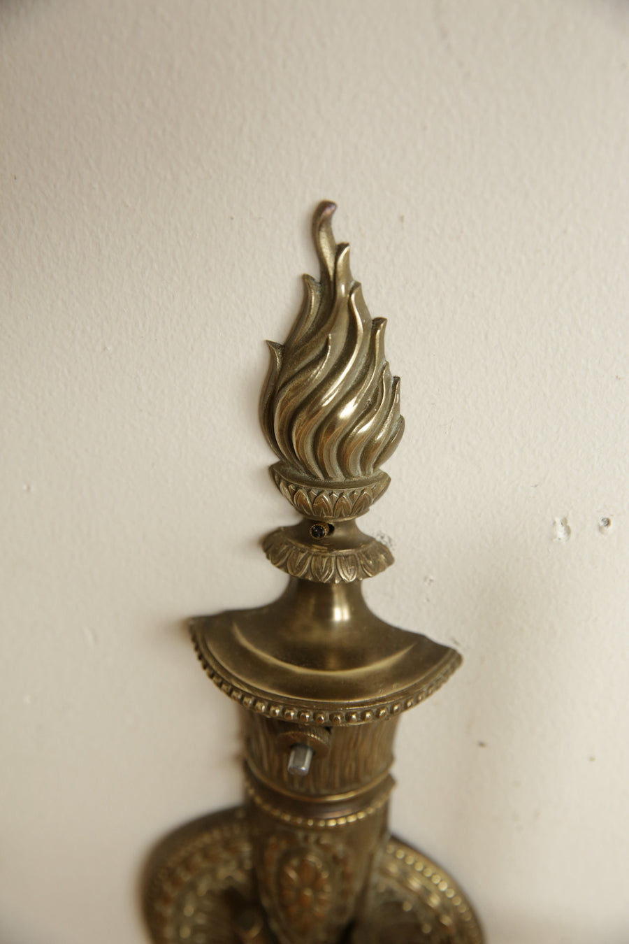 Pair of Cast Brass 2-Light Sconces