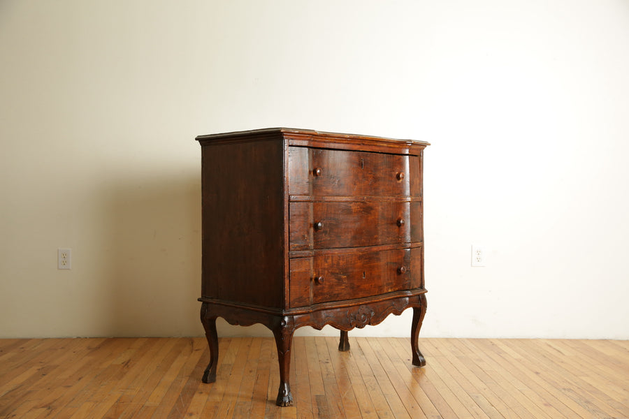 Painted Abete Wood 3-Drawer Commode