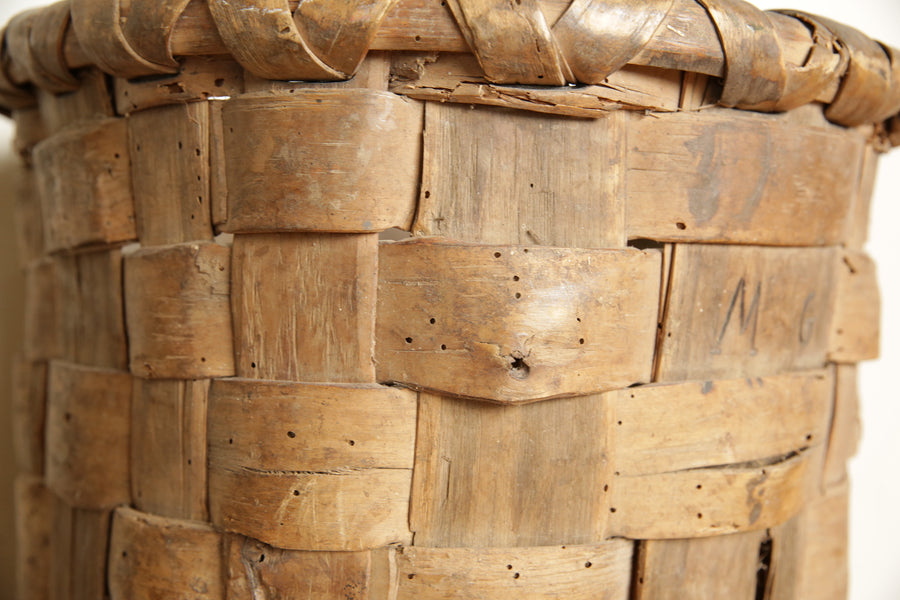 Set of 4 Woven Chestnut Harvest Baskets