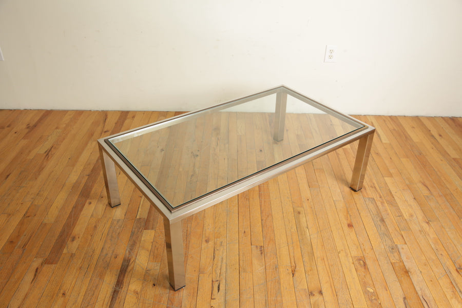 Robuck R10507 Chrome and Glass Coffee Table – ROBUCK