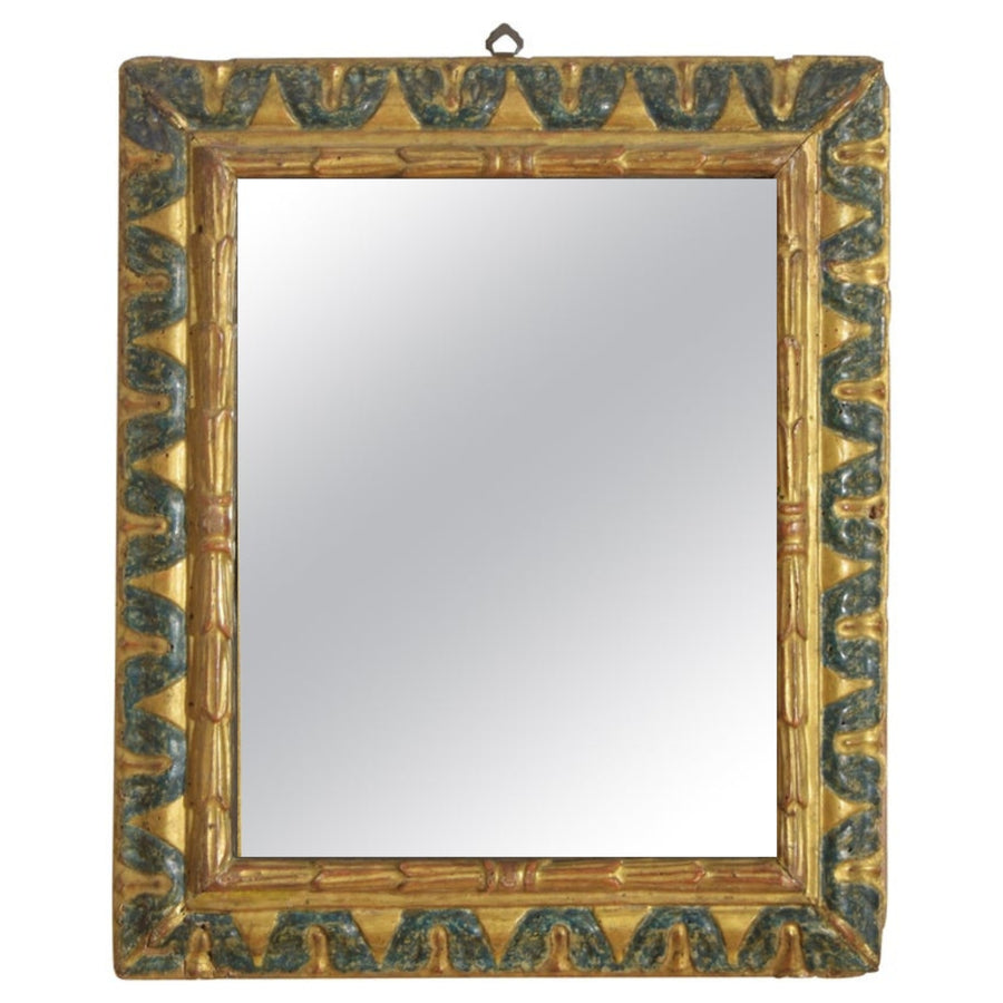 Giltwood and Painted Mirror