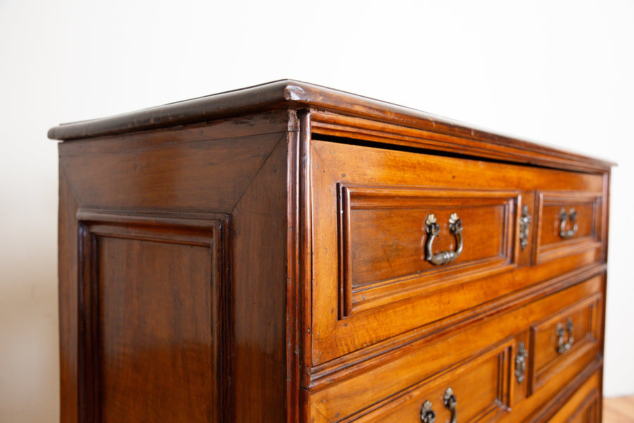 Walnut 3-Drawer Commode