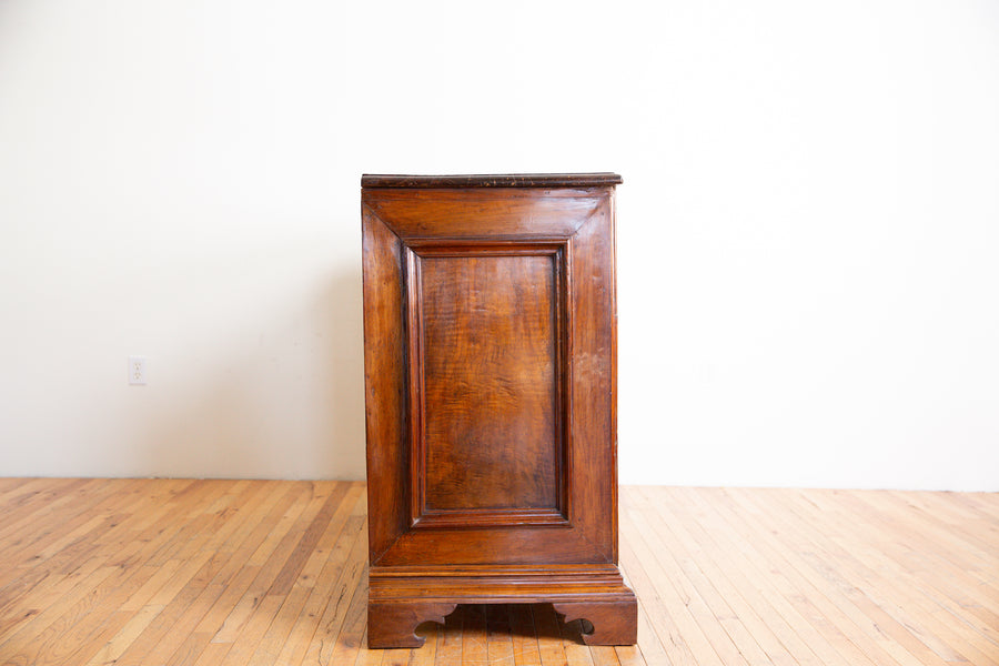 Walnut 3-Drawer Commode