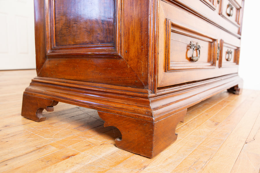 Walnut 3-Drawer Commode