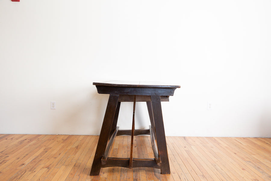 Walnut 1-Drawer Desk or Work Table