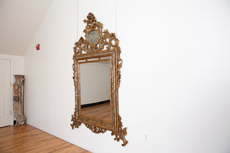 Carved Giltwood Mirror