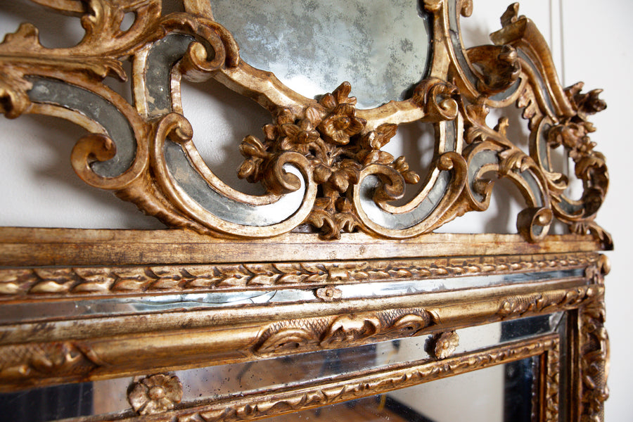 Carved Giltwood Mirror