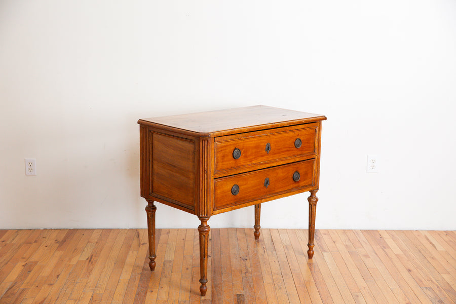 Abete Wood 2-Drawer Commode