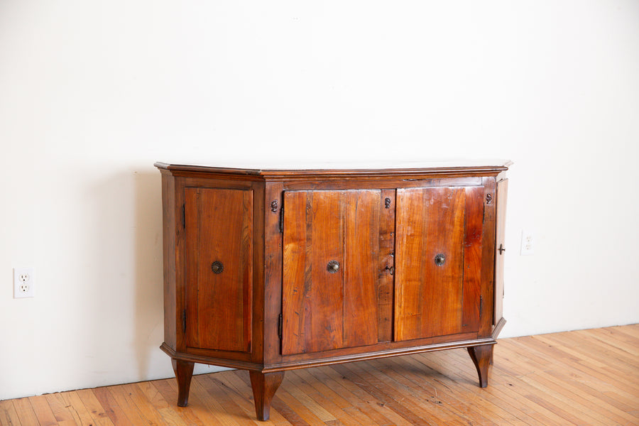 Walnut 4-Door Scantonata Credenza