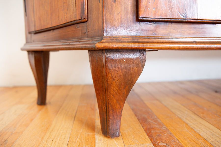 Walnut 4-Door Scantonata Credenza