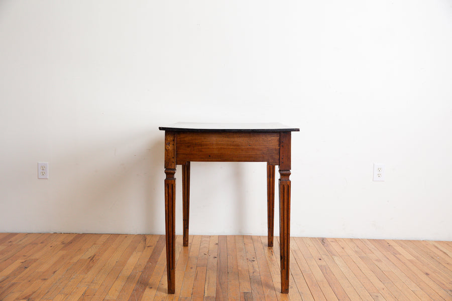 Walnut 1-Drawer Table