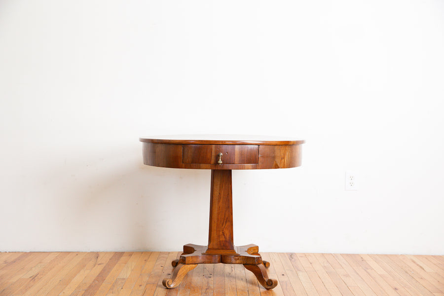 Light Walnut 1-Drawer Center Table