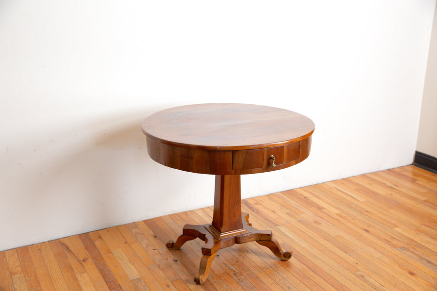 Light Walnut 1-Drawer Center Table