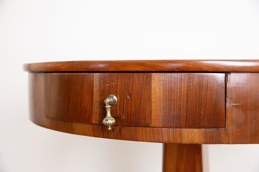 Light Walnut 1-Drawer Center Table