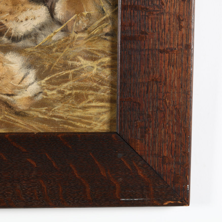 Framed Chromolithograph, The British Lion