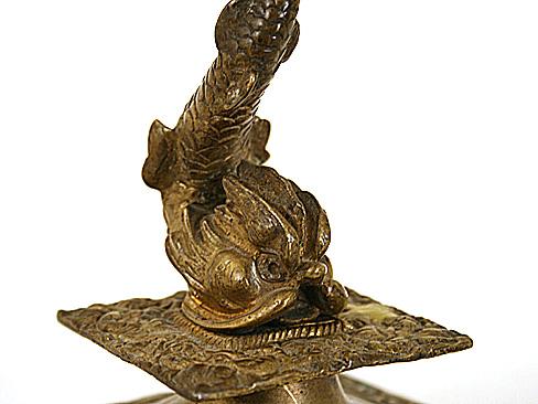 Pair of Bronze Candlesticks