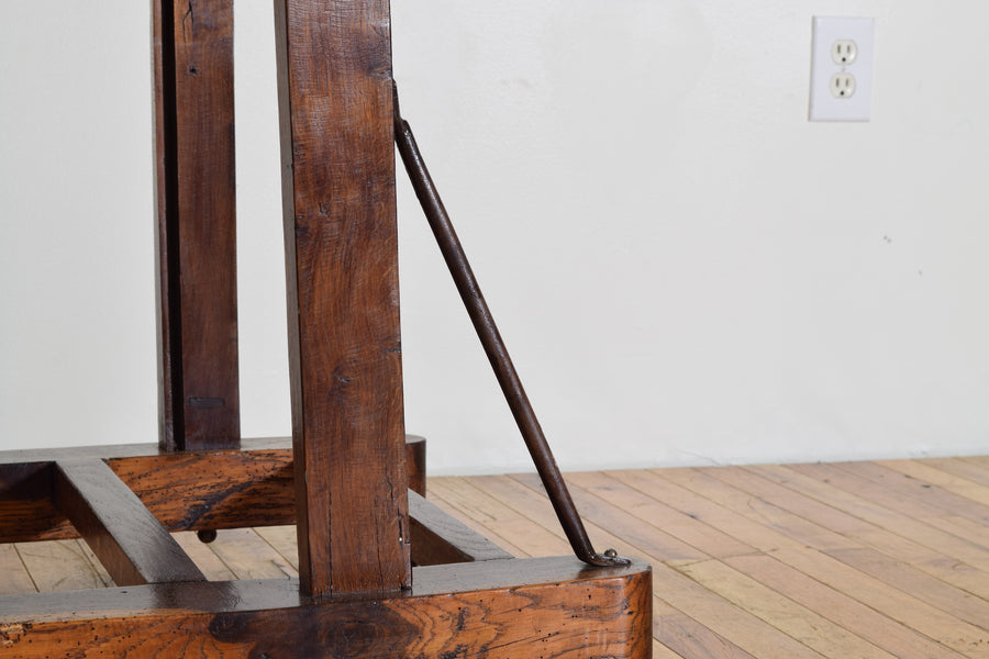 Oak and Iron Artist’s Easel