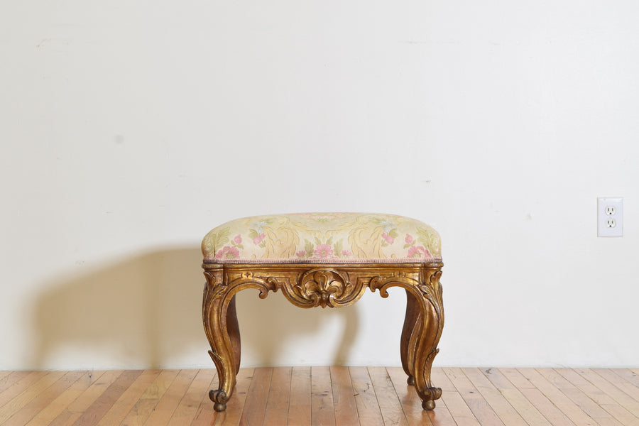 Carved Giltwood Bench