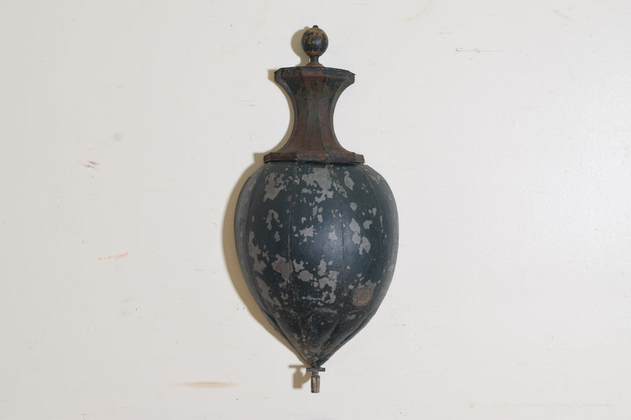 Zinc Faux Marble Painted Lavabo and Basin