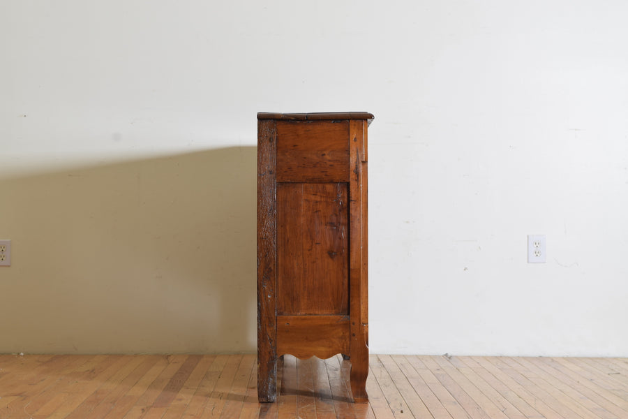 Carved Walnut Open Bookcase