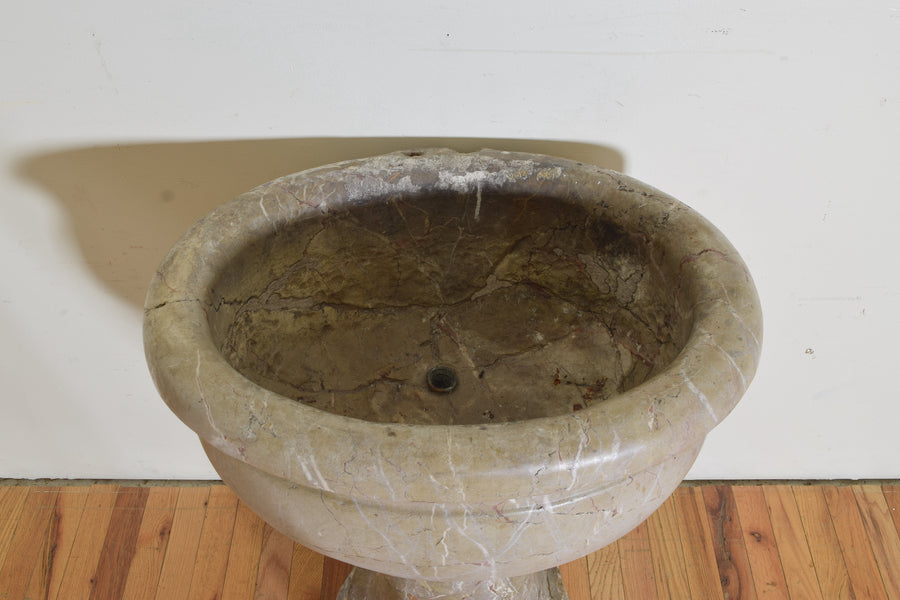 2-Piece Marble Sink or Font