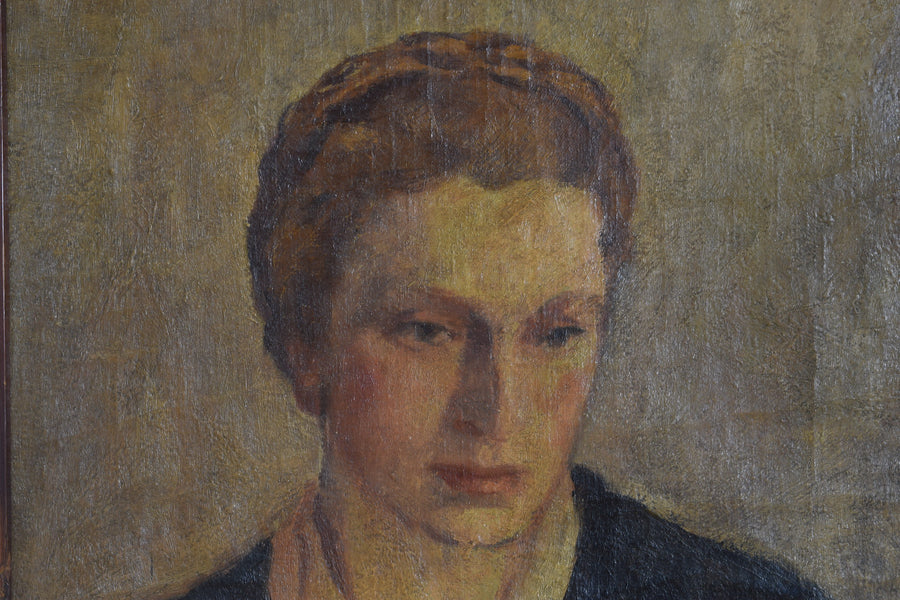 Oil on Canvas, Portrait of a Woman