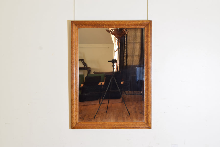 Shaped Maple Mirror