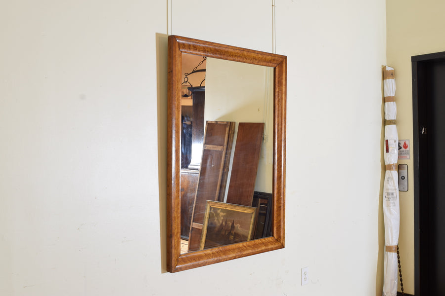 Shaped Maple Mirror