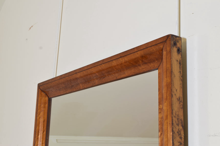 Shaped Maple Mirror